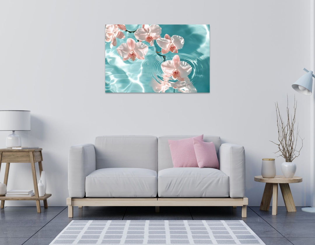 Tranquil Bloom - Modern Oasis Sensory Design & Art Studio - Canvas