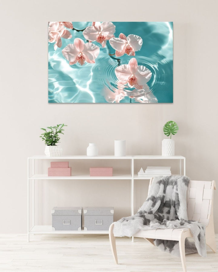 Tranquil Bloom - Modern Oasis Sensory Design & Art Studio - Canvas