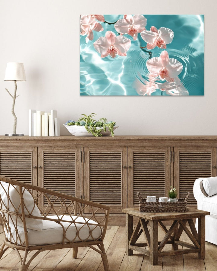 Tranquil Bloom - Modern Oasis Sensory Design & Art Studio - Canvas