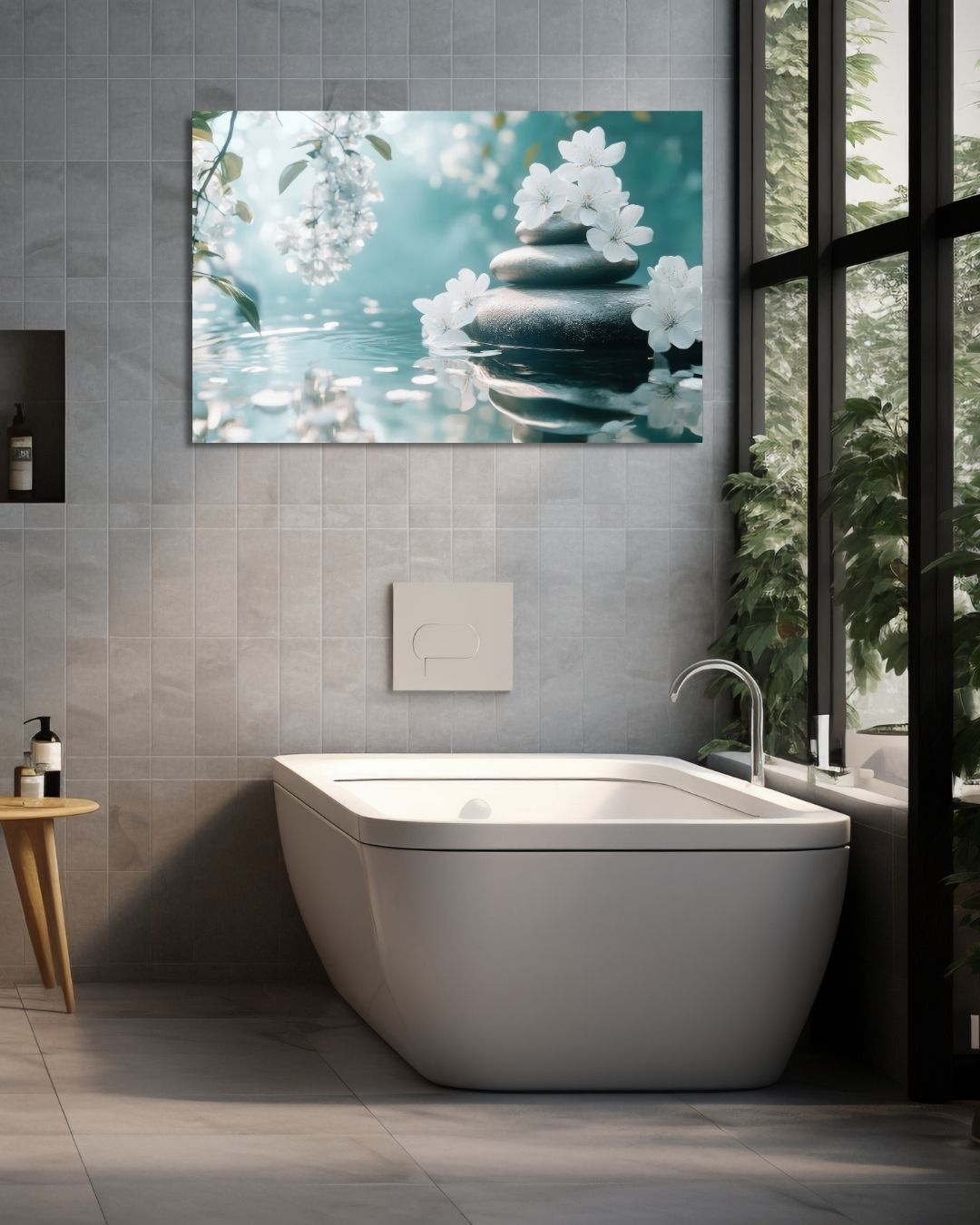 Serene Touch - Modern Oasis Sensory Design & Art Studio - Canvas