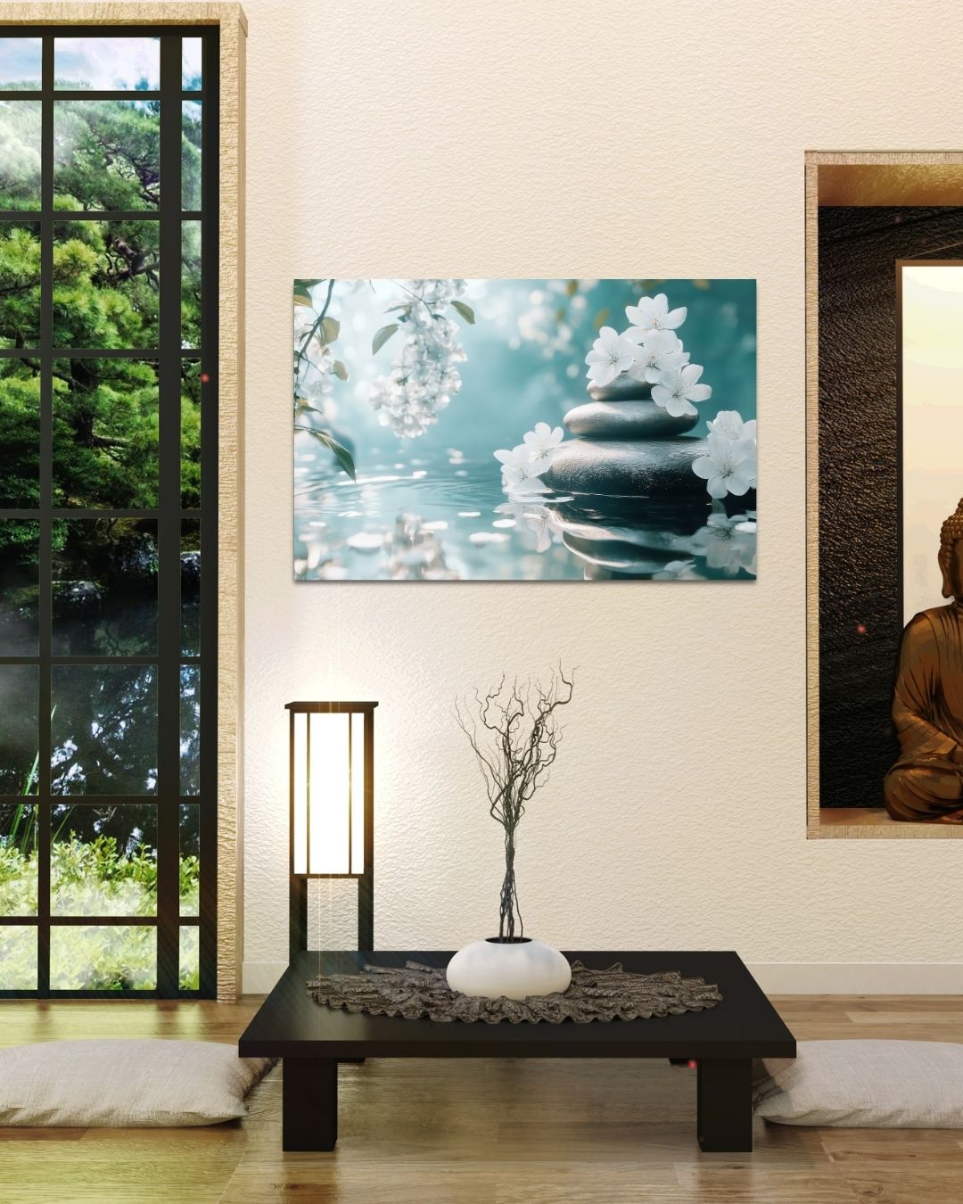 Serene Touch - Modern Oasis Sensory Design & Art Studio - Canvas