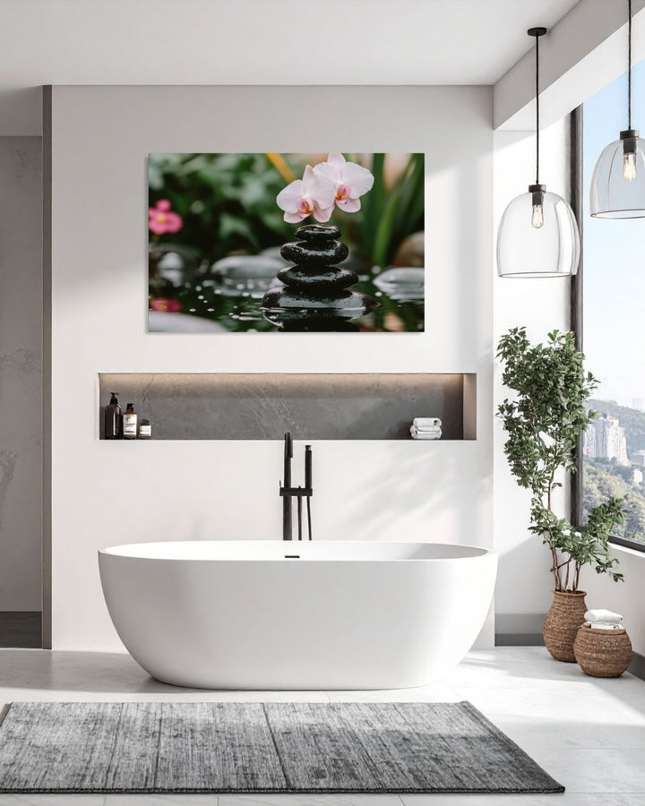 Harmony in Bloom - Modern Oasis Sensory Design & Art Studio - Canvas