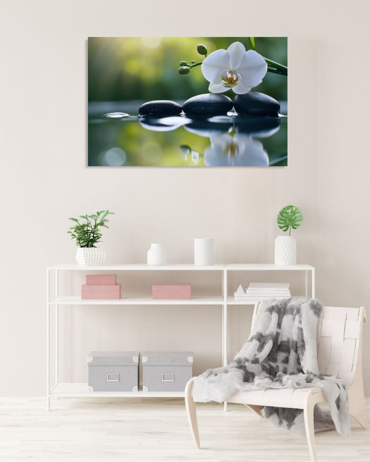 Whispers of Serenity - Modern Oasis Sensory Design & Art Studio - Canvas
