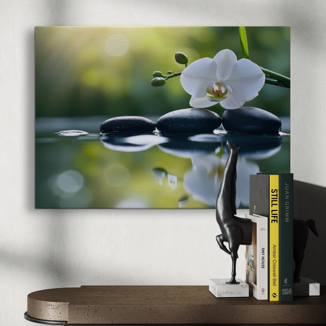 Whispers of Serenity - Modern Oasis Sensory Design & Art Studio - Canvas