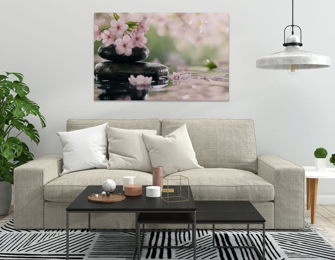Blossoms in Balance - Modern Oasis Sensory Design & Art Studio - Canvas