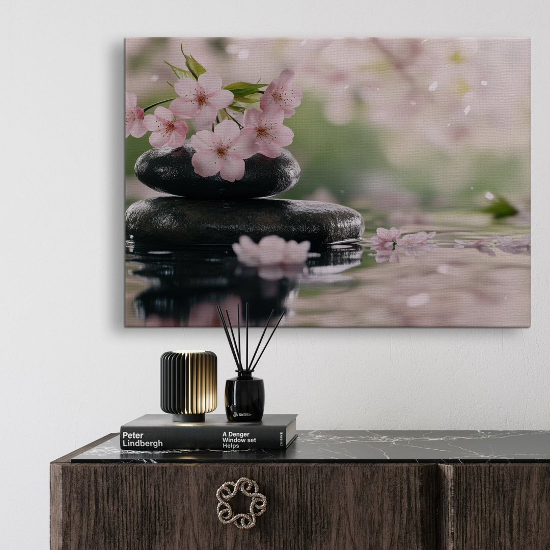 Blossoms in Balance - Modern Oasis Sensory Design & Art Studio - Canvas