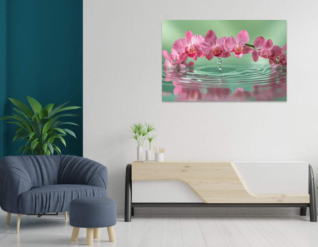 Pink Tranquility Metal Art - Modern Oasis Sensory Design & Art Studio - Home Decor