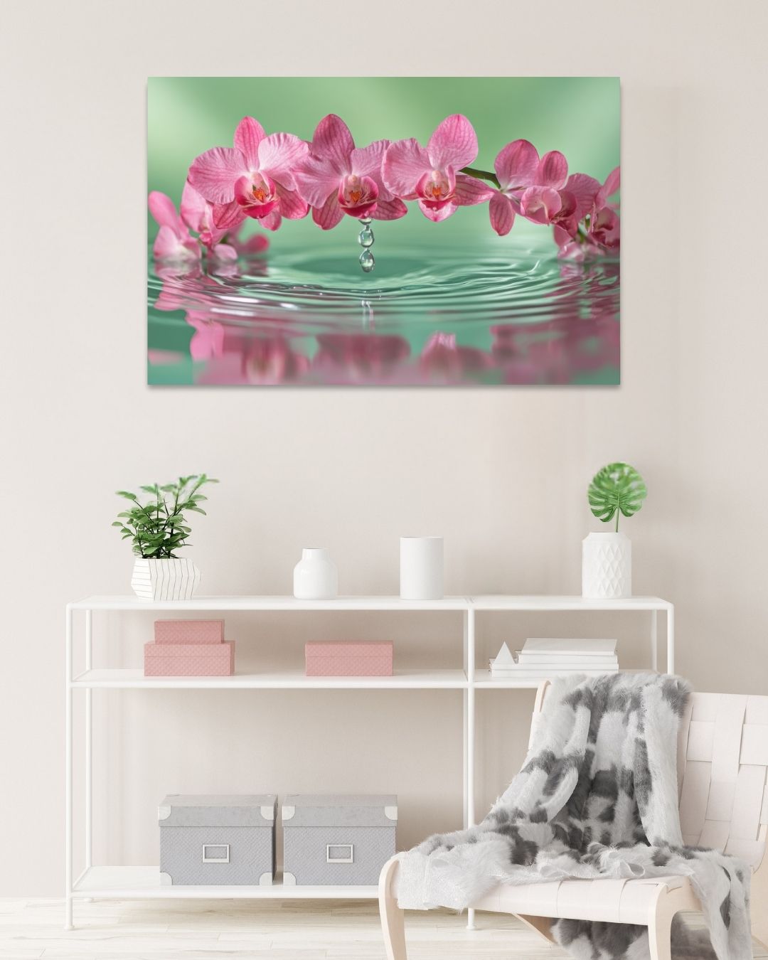 Pink Tranquility - Modern Oasis Sensory Design & Art Studio - Canvas