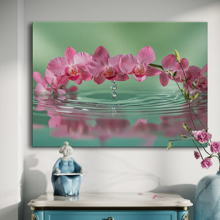 Pink Tranquility Metal Art - Modern Oasis Sensory Design & Art Studio - Home Decor