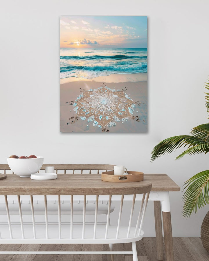 Beach Mandala - Modern Oasis Sensory Design & Art Studio - Canvas