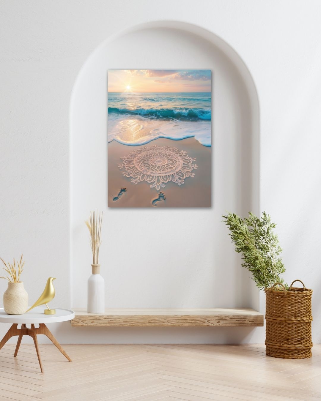 Serene Beach - Modern Oasis Sensory Design & Art Studio - Canvas