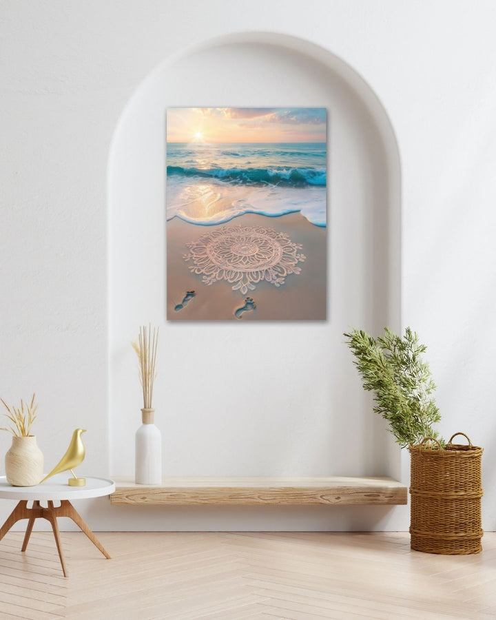 Serene Beach - Modern Oasis Sensory Design & Art Studio - Canvas