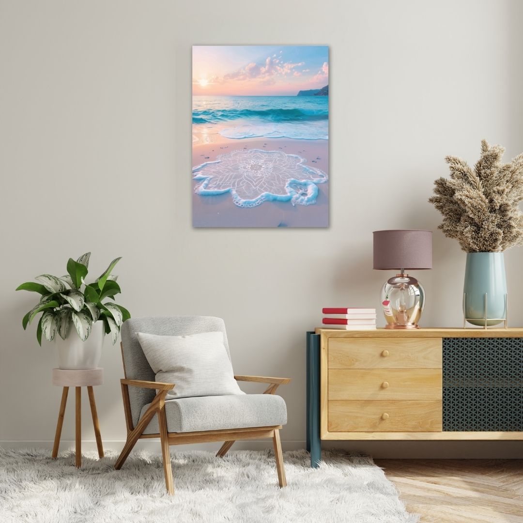 Beach Sunset Metal Art - Modern Oasis Sensory Design & Art Studio - Home Decor