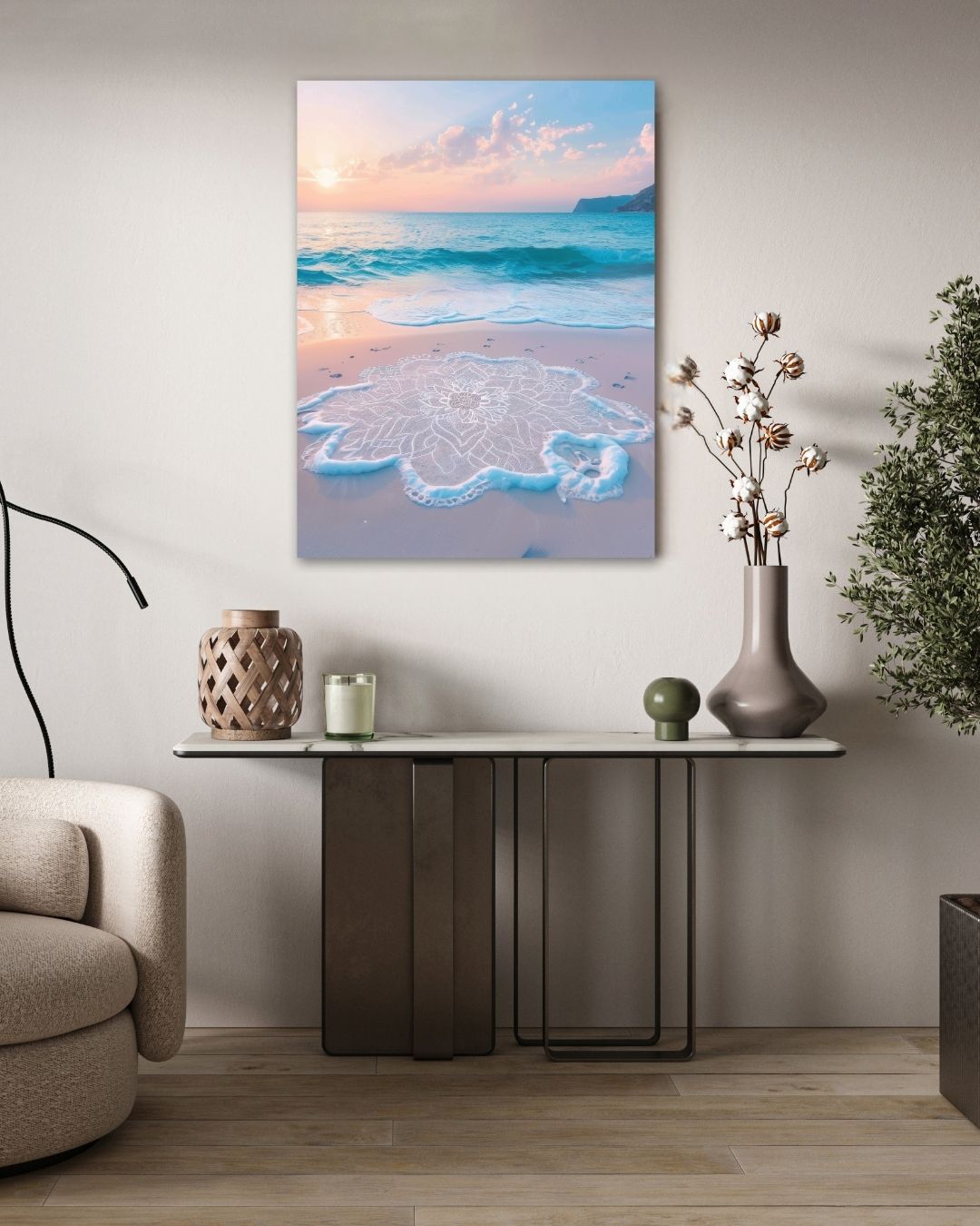 Beach Sunset - Modern Oasis Sensory Design & Art Studio - Canvas