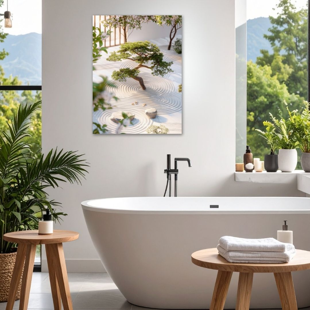 Serene Zen - Modern Oasis Sensory Design & Art Studio - Canvas