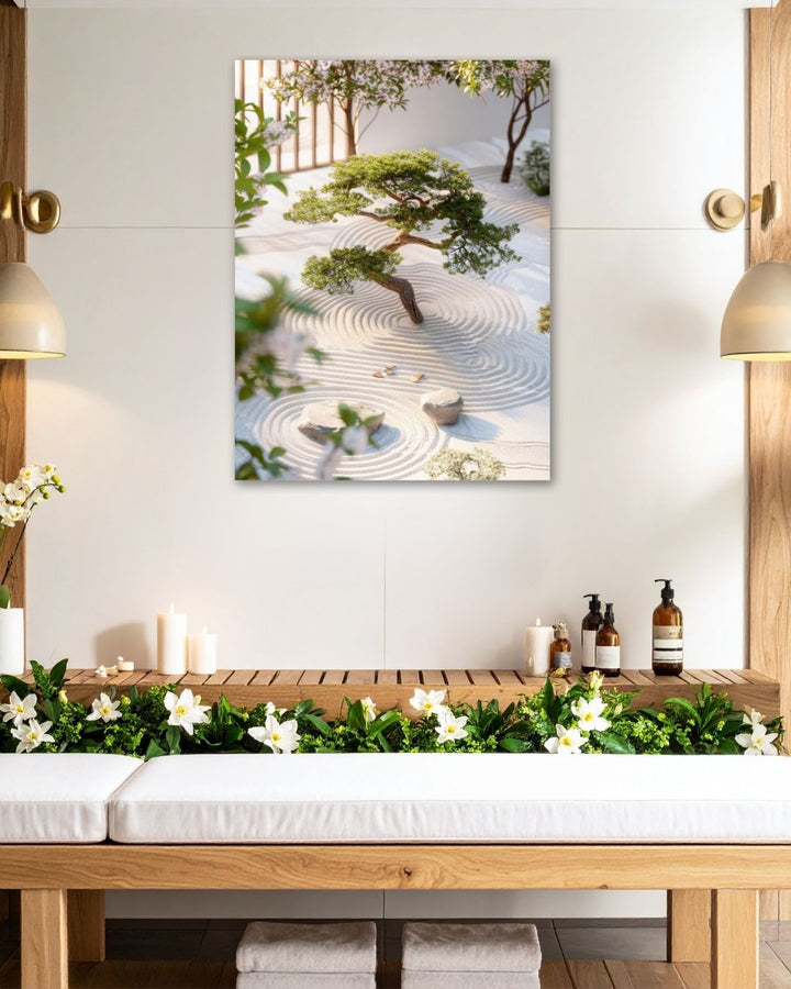 Serene Zen - Modern Oasis Sensory Design & Art Studio - Canvas