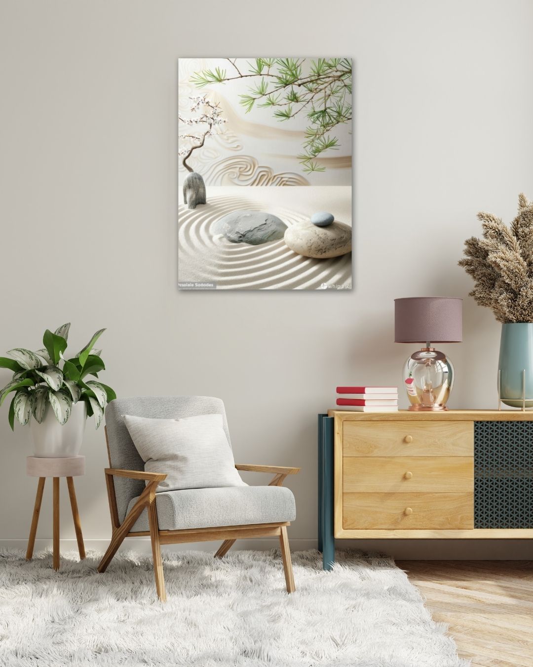 Zen - Modern Oasis Sensory Design & Art Studio - Canvas