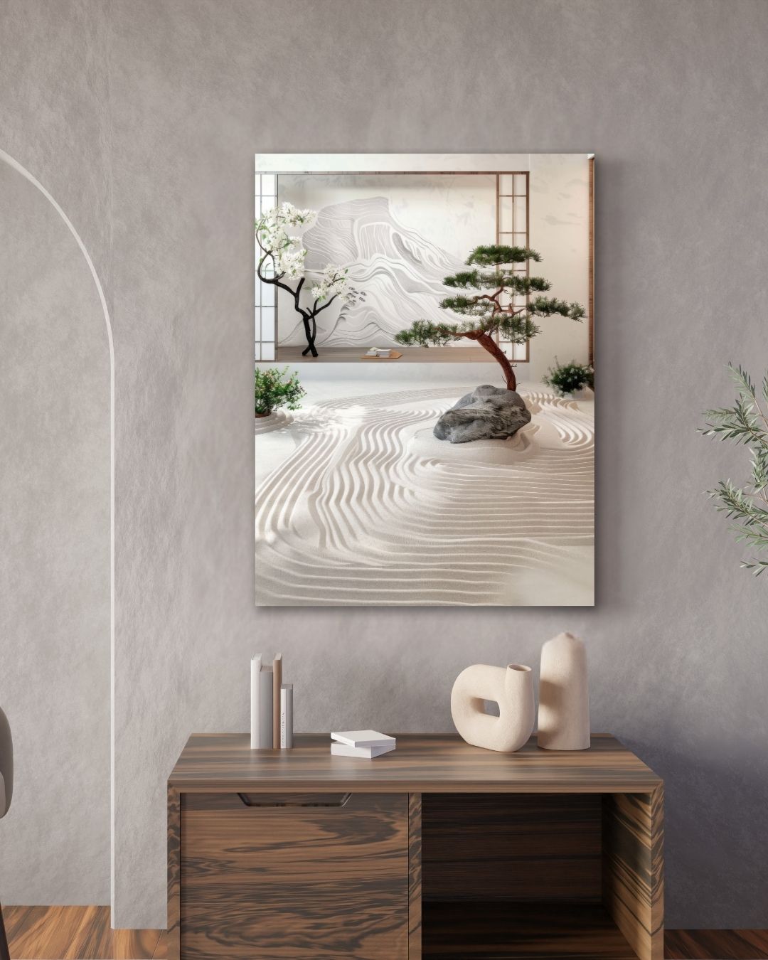 Serene Landscape Metal Art - Modern Oasis Sensory Design & Art Studio - Home Decor