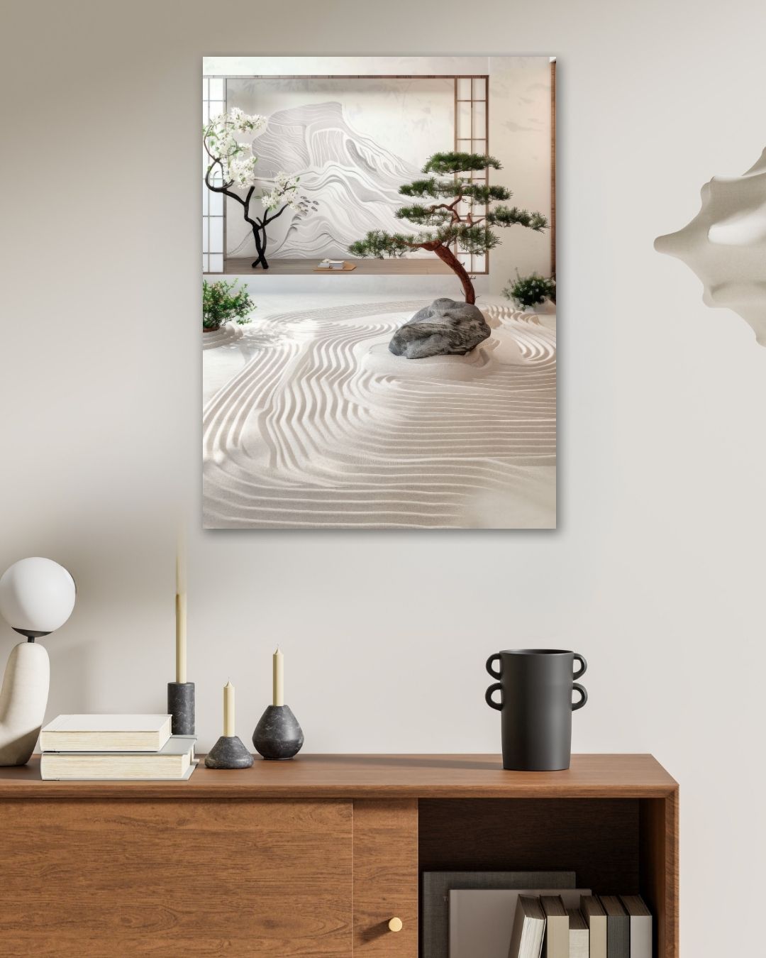 Serene Landscape Metal Art - Modern Oasis Sensory Design & Art Studio - Home Decor