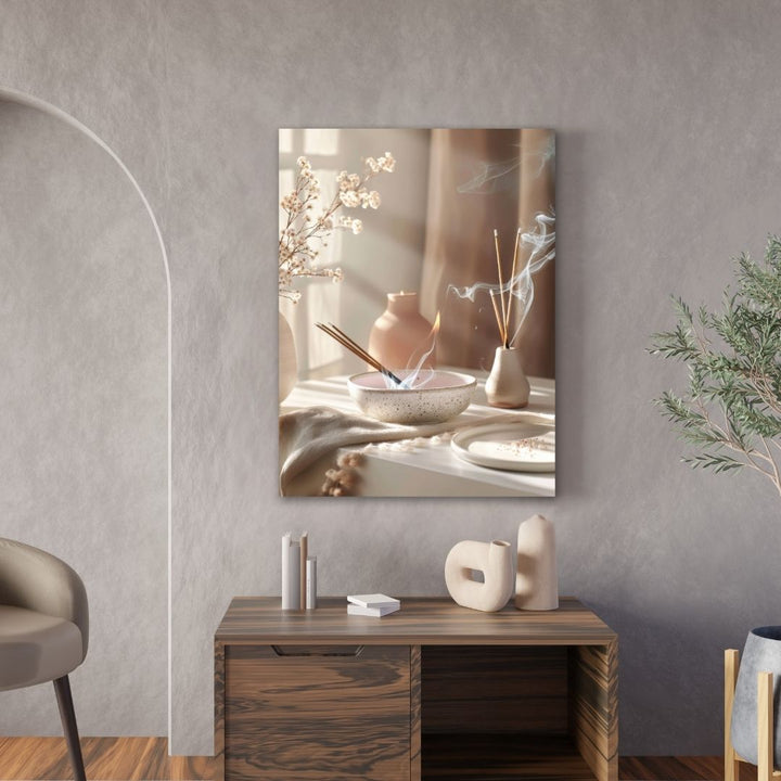 Serene Aroma Metal Art - Modern Oasis Sensory Design & Art Studio - Home Decor