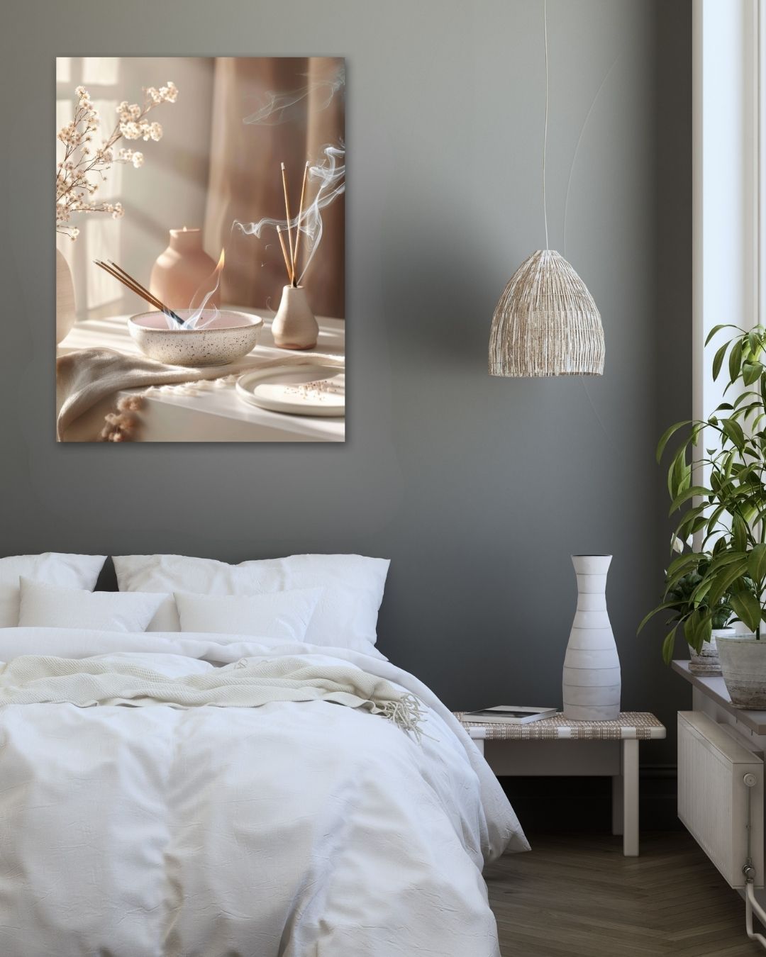 Serene Aroma Metal Art - Modern Oasis Sensory Design & Art Studio - Home Decor