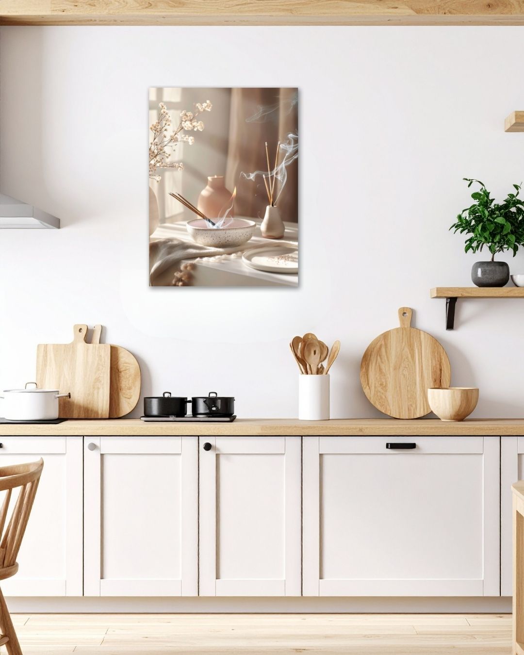 Serene Aroma Metal Art - Modern Oasis Sensory Design & Art Studio - Home Decor