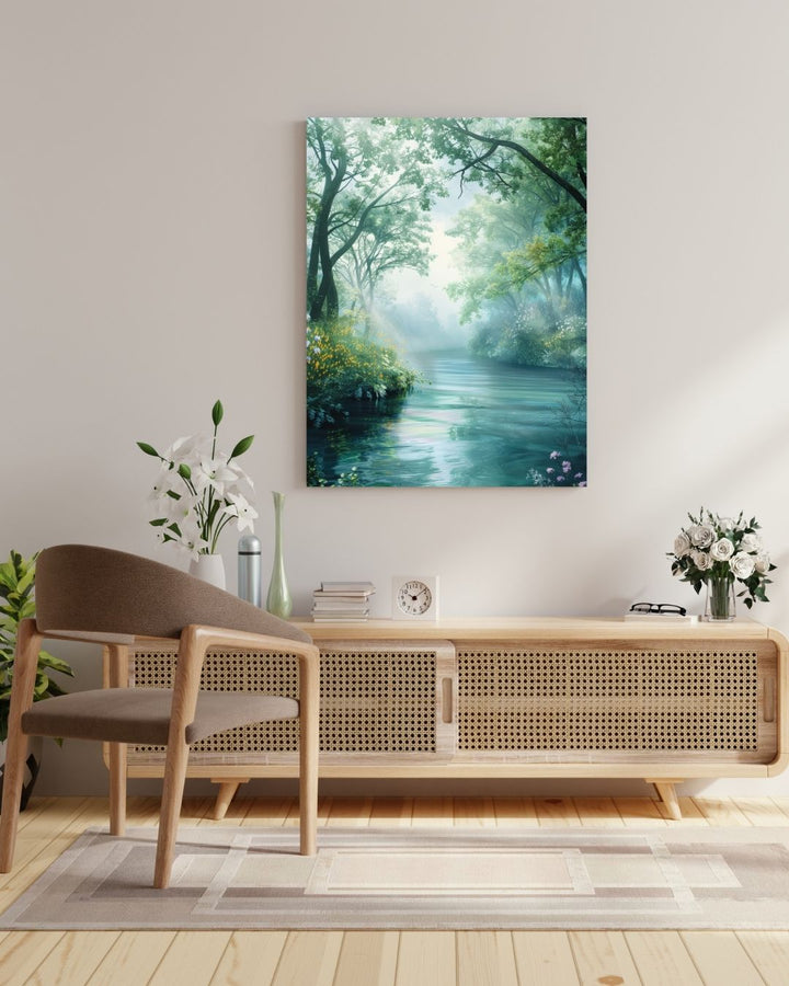 Serene Scenery - Modern Oasis Sensory Design & Art Studio - Canvas