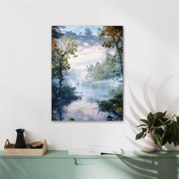Serene Landscape Scene - Modern Oasis Sensory Design & Art Studio - Canvas