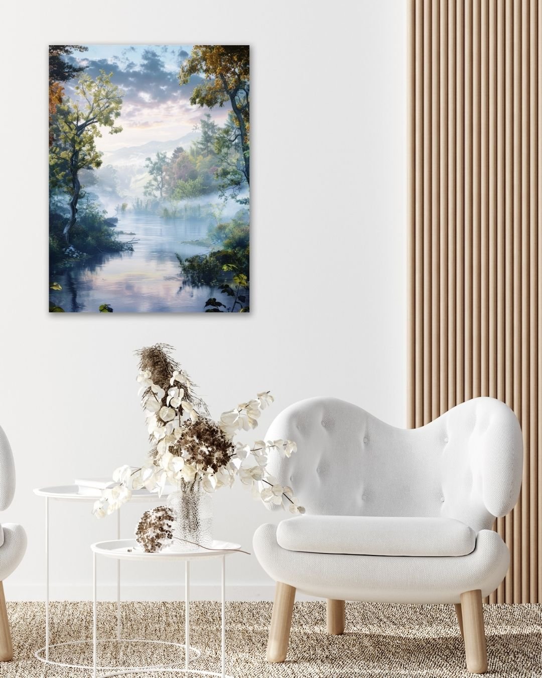 Serene Landscape Scene - Modern Oasis Sensory Design & Art Studio - Canvas