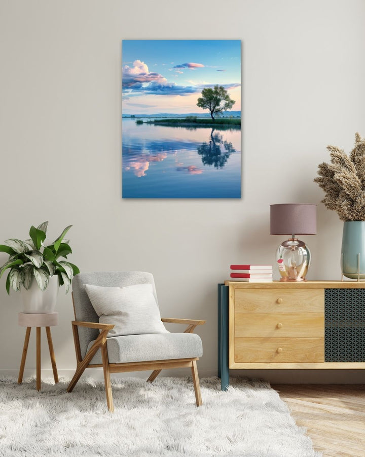Serene Lagoon - Modern Oasis Sensory Design & Art Studio - Canvas