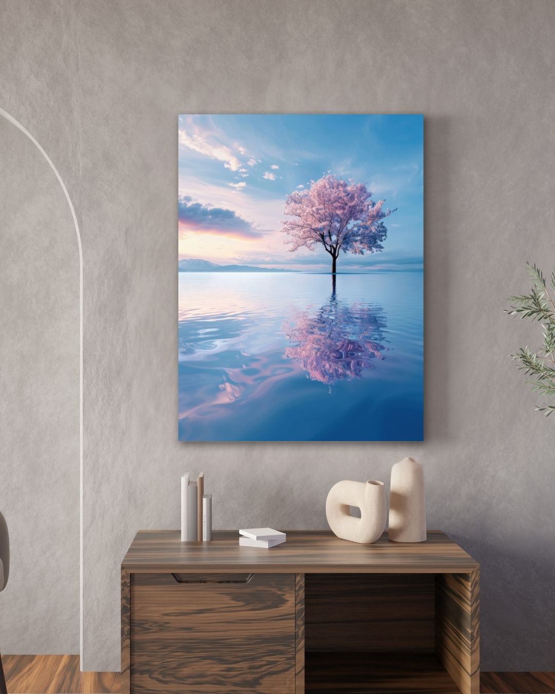 Serene Tree Metal Art - Modern Oasis Sensory Design & Art Studio - Home Decor