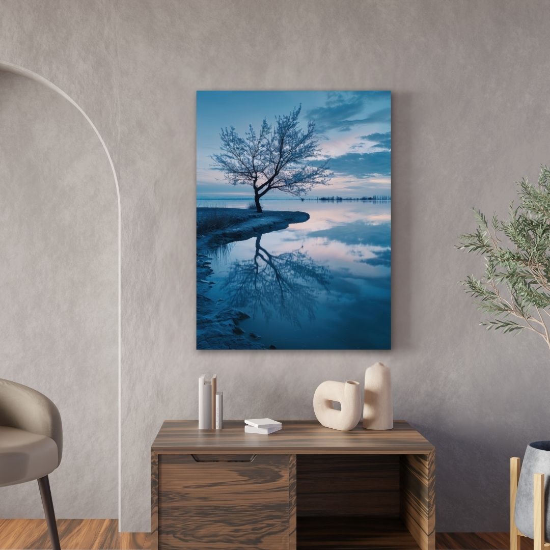 Serene Lake - Modern Oasis Sensory Design & Art Studio - Canvas