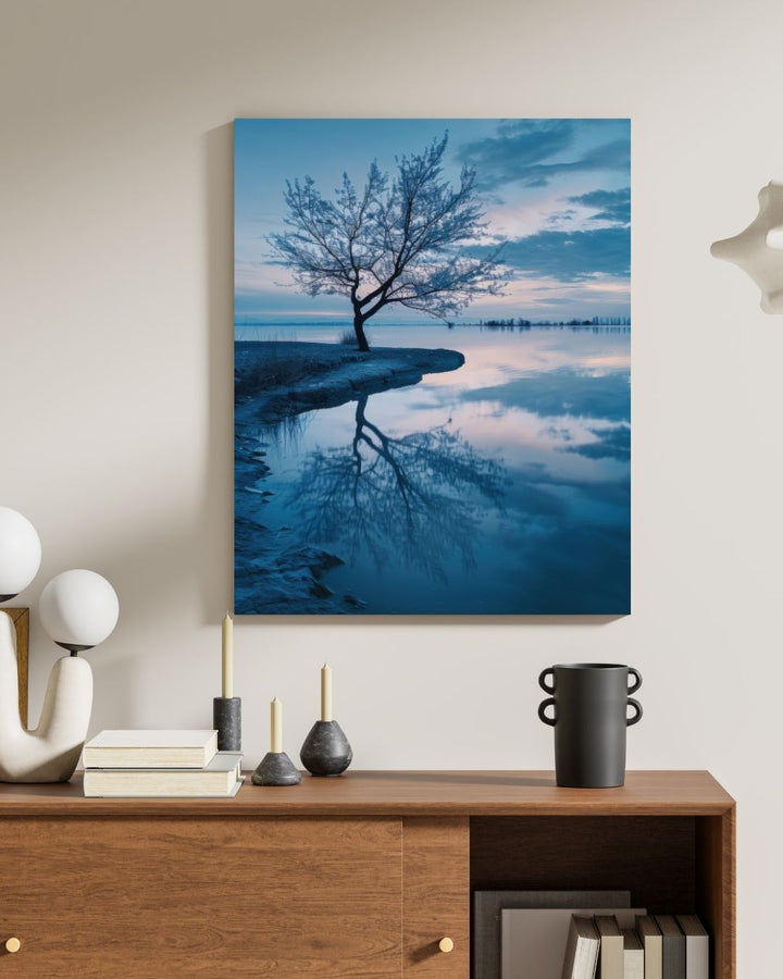 Serene Lake - Modern Oasis Sensory Design & Art Studio - Canvas