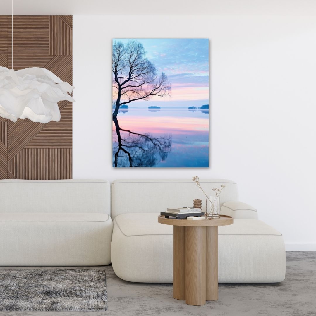 Serene Sunset Landscape - Modern Oasis Sensory Design & Art Studio - Canvas