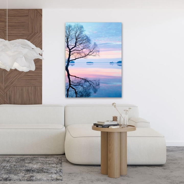 Serene Sunset Landscape - Modern Oasis Sensory Design & Art Studio - Canvas