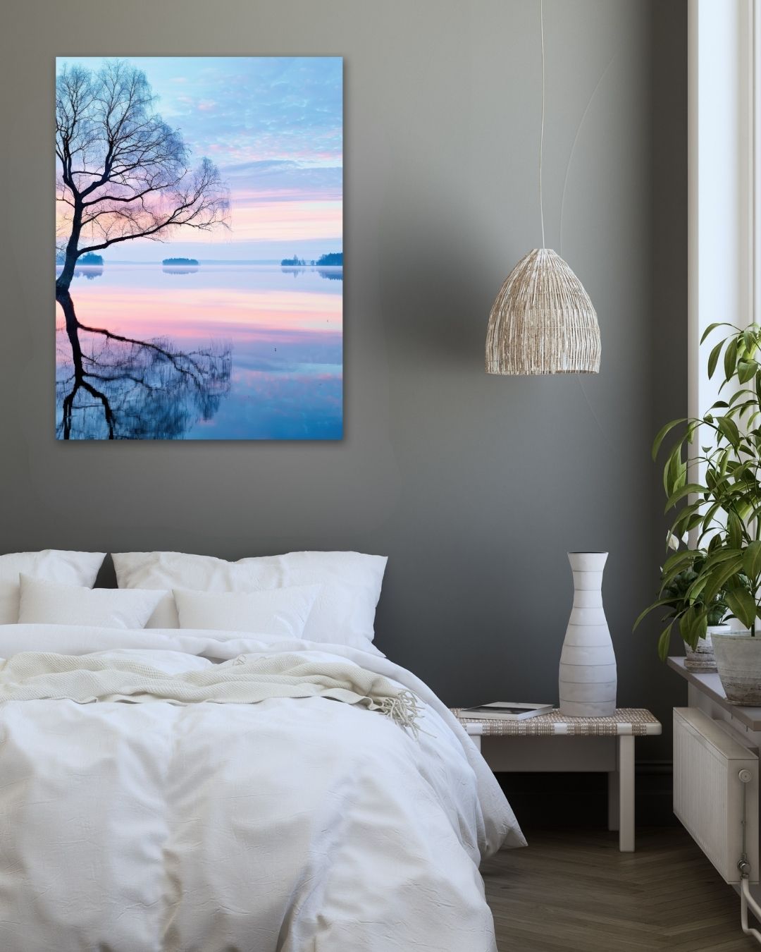 Serene Sunset Landscape - Modern Oasis Sensory Design & Art Studio - Canvas