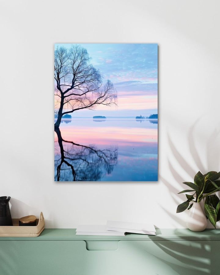 Serene Sunset Landscape - Modern Oasis Sensory Design & Art Studio - Canvas