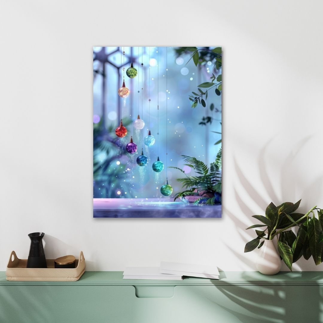 Whimsical Hanging Orbs - Modern Oasis Sensory Design & Art Studio - Canvas