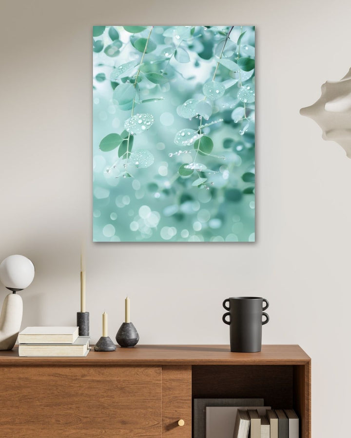 Serenity Leaves - Modern Oasis Sensory Design & Art Studio - Canvas