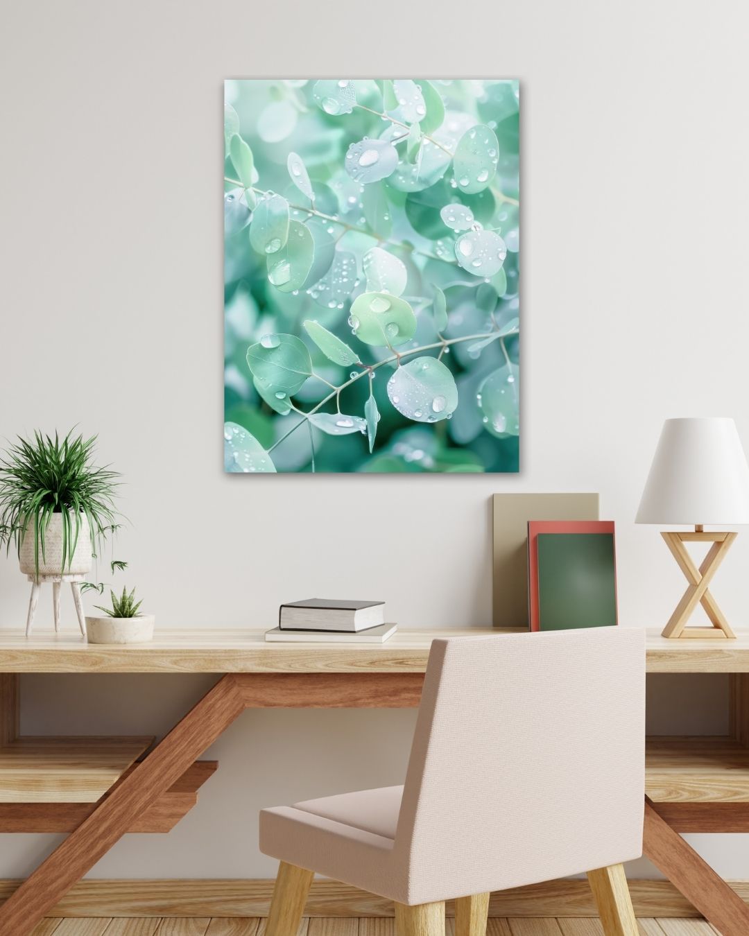 Eucalyptus Wall - Modern Oasis Sensory Design & Art Studio - Canvas