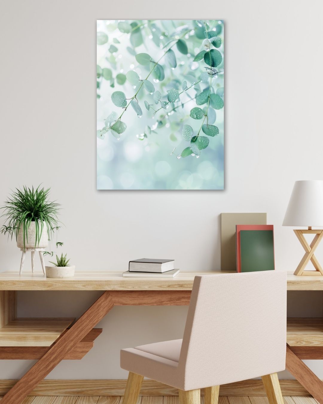 Eucalyptus Metal Art - Modern Oasis Sensory Design & Art Studio - Home Decor