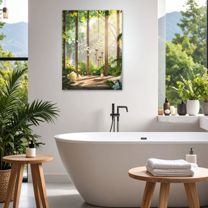 Serene Forest - Modern Oasis Sensory Design & Art Studio - Canvas