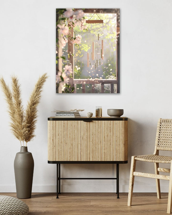 Serene Wind Chime Metal Art - Modern Oasis Sensory Design & Art Studio - Home Decor