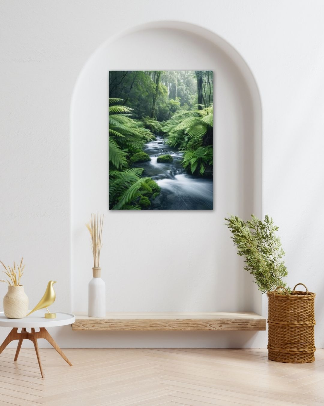 Serene Forest Nature - Modern Oasis Sensory Design & Art Studio - Canvas