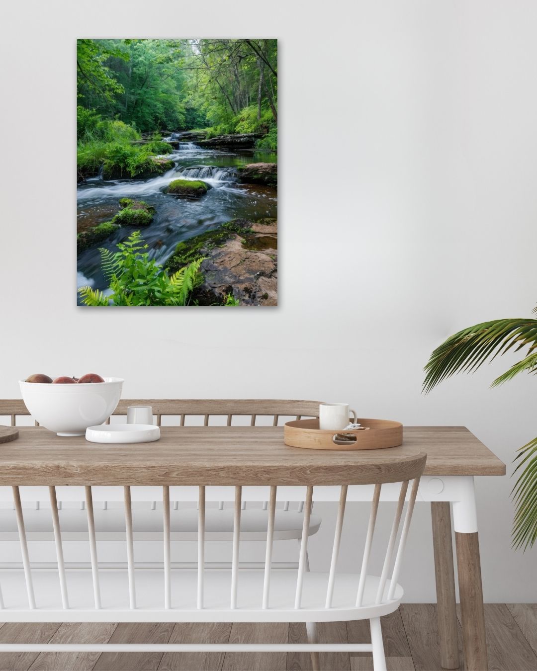 Nature River Scene Metal Art - Modern Oasis Sensory Design & Art Studio - Home Decor