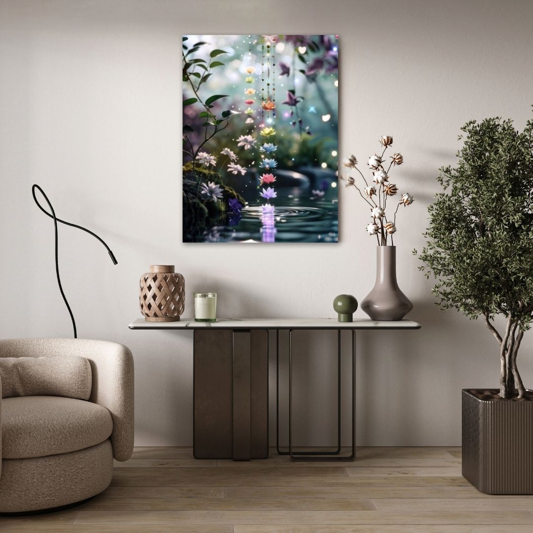 Floral Blooms Metal Art - Modern Oasis Sensory Design & Art Studio - Home Decor