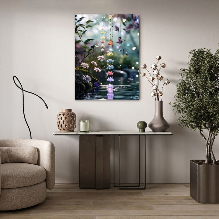 Floral Blooms Metal Art - Modern Oasis Sensory Design & Art Studio - Home Decor