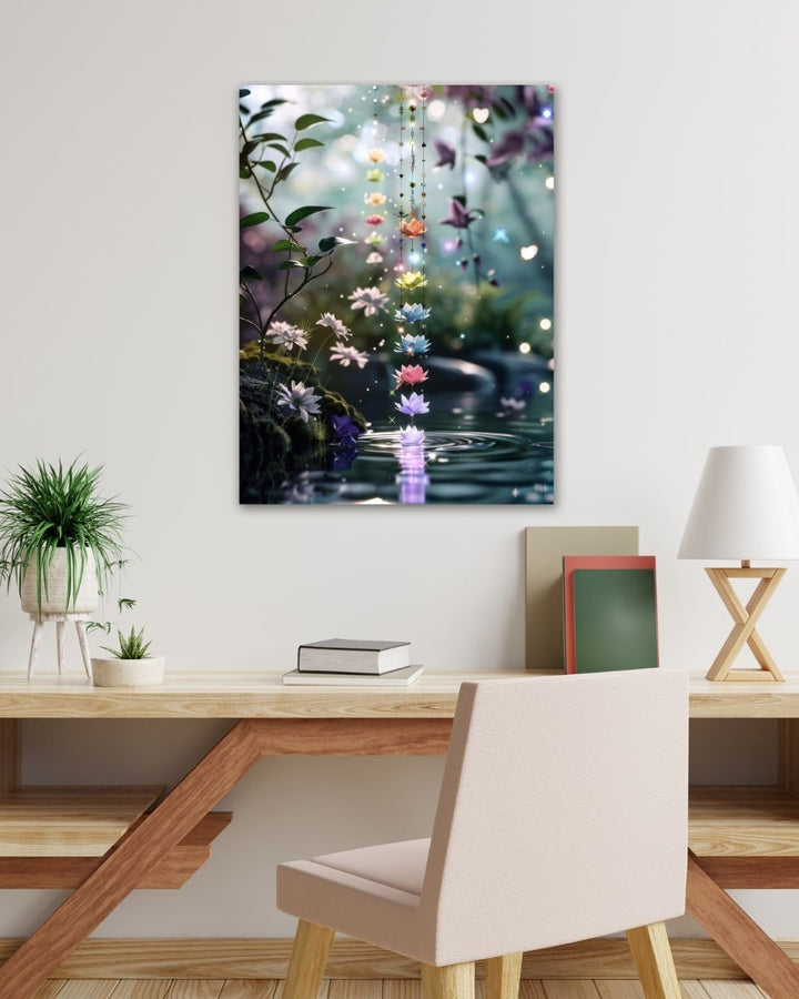 Floral Blooms Metal Art - Modern Oasis Sensory Design & Art Studio - Home Decor