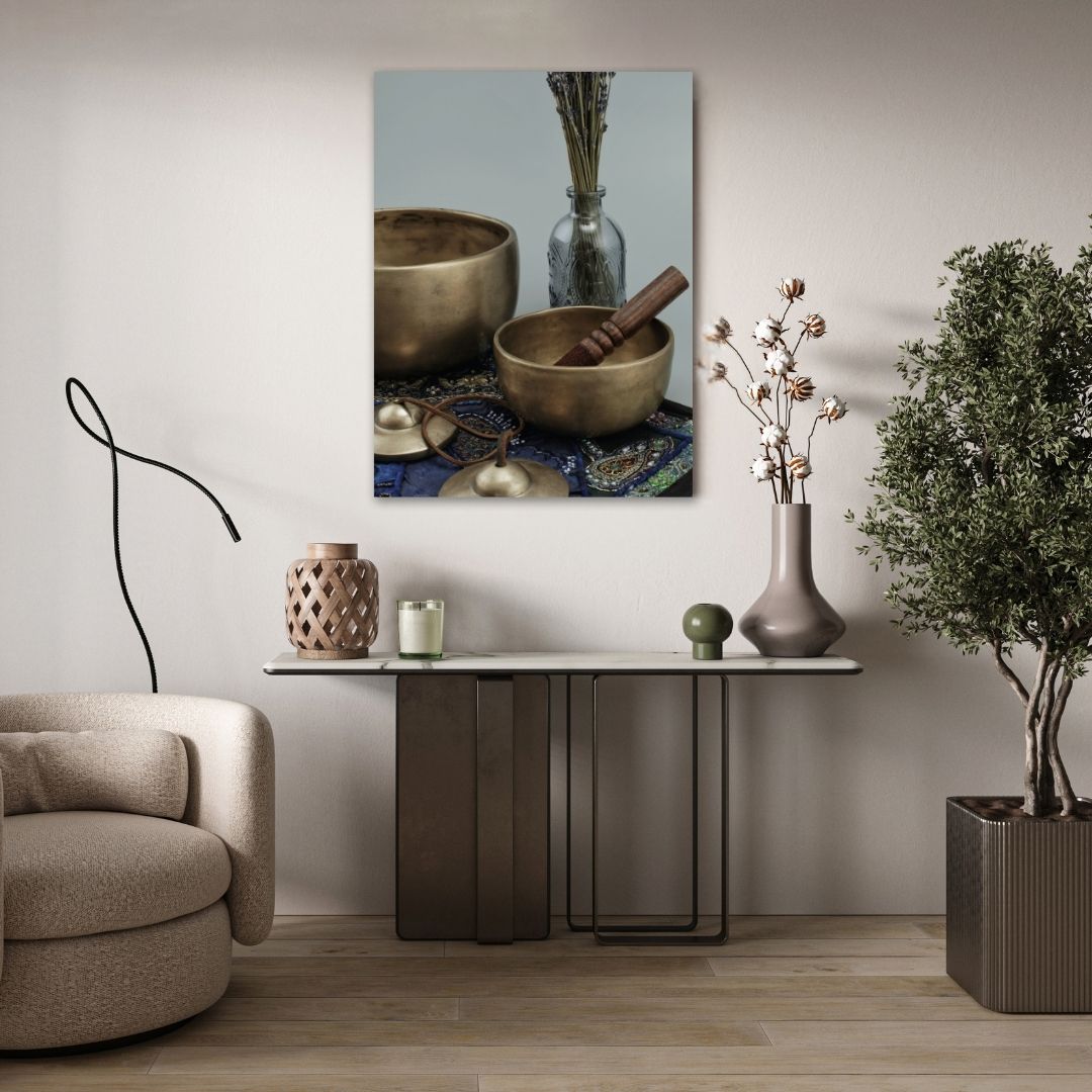 Singing Bowl - Modern Oasis Sensory Design & Art Studio - Canvas