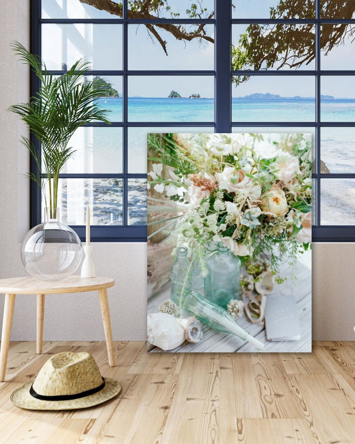Floral Arrangement Metal Art - Modern Oasis Sensory Design & Art Studio - Home Decor